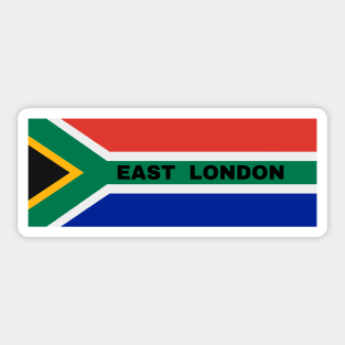 East London City in South African Flag Sticker